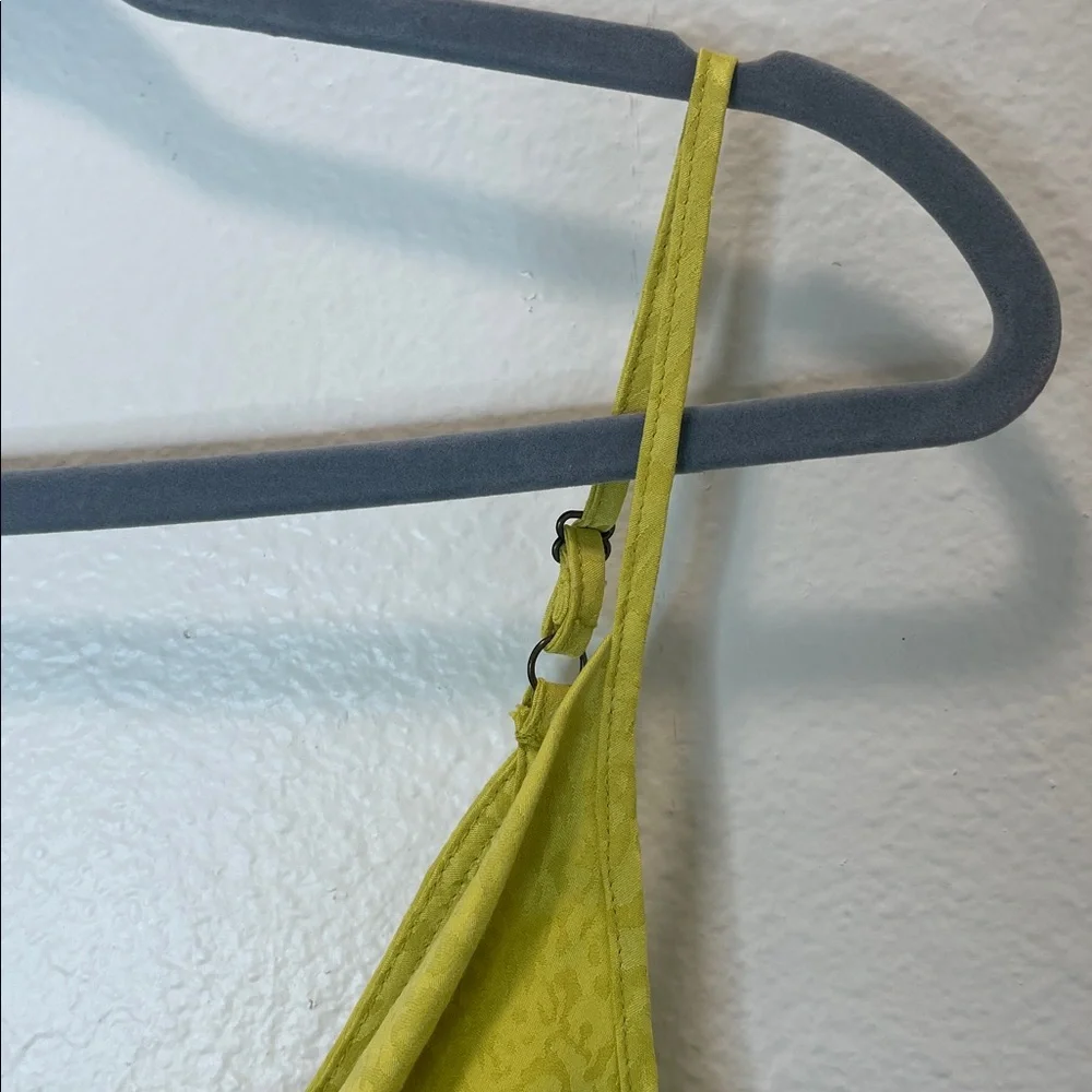 Urban Outfitters Lime Green Cowl Neck Crop Top